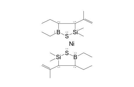 Nickel, bis[(3,4,.alpha.3,.beta.3-.eta.)-4,5-diethyl-2,2-dimethyl-3-(1-methylethenyl)-1-thia-2-sila-5-boracyclopent-3-ene-B5,S1]-