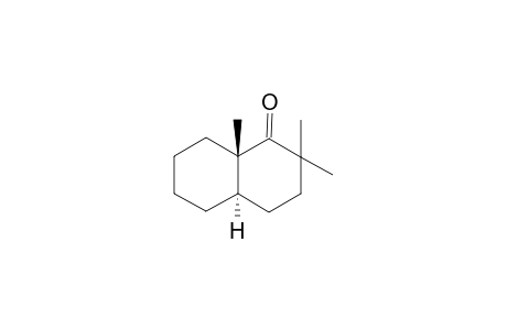 (+-)-3,4,4a.alpha.,5,6,7,8,8a-octahydro-2,2,8a.beta.-trimethyl-1(2h)-naphthalinon