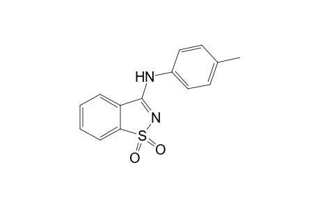 N-(4-Methylphenyl)-1,2-benzisothiazol-3-amine 1,1-dioxide