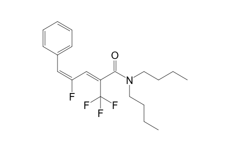 N,N-Dibutyl-(2Z,4E)-4-fluoro-5-phenyl-2-(trifluoromethyl)-2,4-pentadienamide