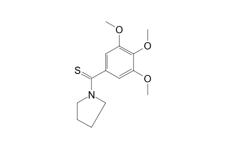 1-(3,4,5-trimethoxythiobenzoyl)pyrrolidine