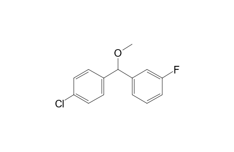 (4-Chlorophenyl)(3-fluorophenyl)methanol, methyl ether