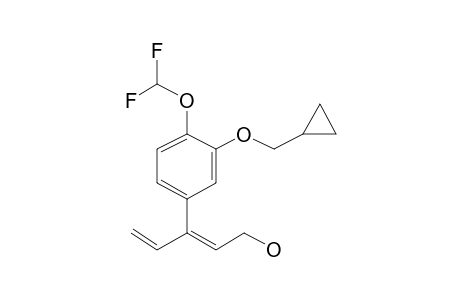 3-[3-(Cyclopropylmethoxy)-4-(difluoromethoxy)phenyl]penta-2,4-dien-1-ol