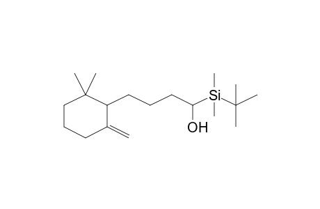 1-[tert-Butyl(dimethyl)silyl]-4-(2,2-dimethyl-6-methylenecyclohexyl)-1-butanol