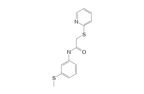 3'-(methylthio)-2-[(2-pyridyl)thio]acetanilide