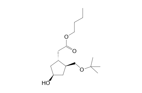 BUTYL-(+/-)-T-2-[(TERT.-BUTOXY)-METHYL]-T-4-HYDROXYCYCLOPENTANE-R-1-ACETATE