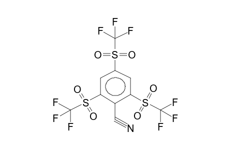 1-CYANO-2,4,6-TRIFLUOROMETHYLSULPHONYLBENZENE