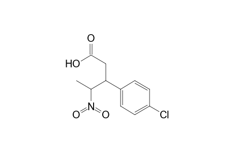 3-(4-CHLOROPHENYL)-4-NITROPENTANOIC-ACID;MAJOR