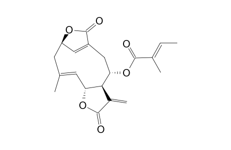 (2R,6R,7R,8S)-8-TIGLYLOXY-1(10),4,11(13)-GERMACRATRIEN-2,14,6,12-DIOLIDE