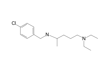 p-Chloro-N-[4-diethylamino-1-methylbutyl]benzylamine