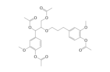 ERYTHRO-1-(4-HYDROXY-3-METHOXYPHENYL)-2-[4-(3-HYDROXYPROPYL)-2-METHOXYPHENOXY]-PROPANE-1,3-DIOL-TETRAACETATE