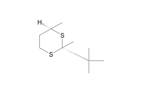 2-tert-BUTYL-2,cis-4-DIMETHYL-m-DITHIANE