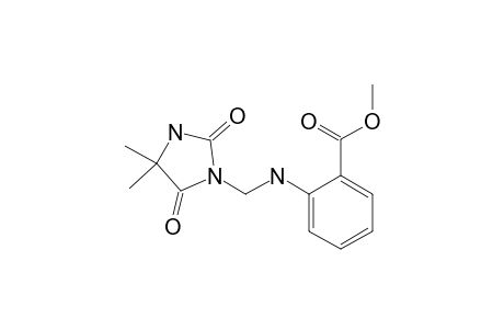 N-[(4,4-dimethyl-2,5-dioxoimidazolidin-1-yl)methyl]anthranilic acid, methyl ester
