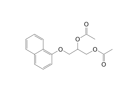 (2-acetyloxy-3-naphthalen-1-yloxy-propyl) ethanoate