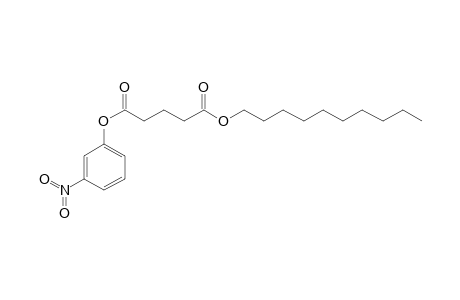 Glutaric acid, decyl 3-nitrophenyl ester