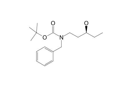 (S)-1-(N-Benzyl-N-tert-butoxycarbonyl)pentan-3-ol