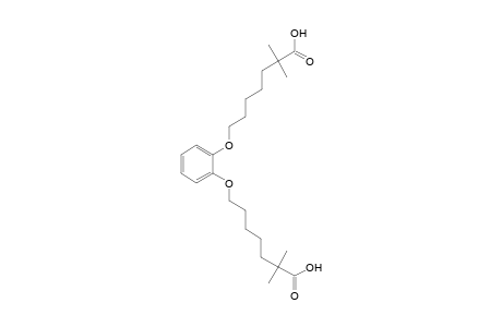 7,7'-(o-phenylenedioxy)bis[2,2-dimethylheptanoic acid]