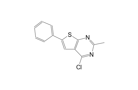 thieno[2,3-d]pyrimidine, 4-chloro-2-methyl-6-phenyl-
