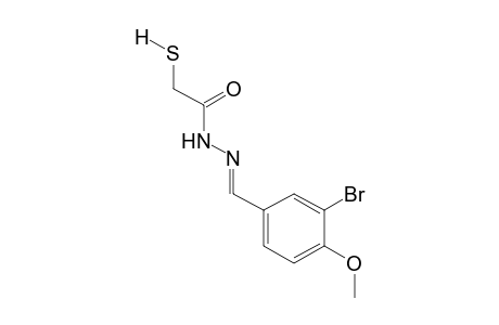 2-mercaptoacetic acid, (3-bromo-4-methoxybenzylidene)hydrazide