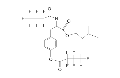 3-Methylbutyl N,o-bis(heptafluorobutyryl)tyrosinate