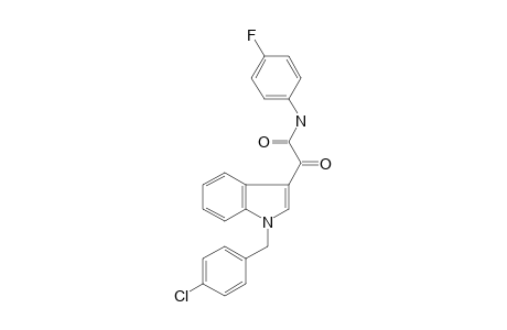 1H-Indole-3-acetamide, 1-[(4-chlorophenyl)methyl]-N-(4-fluorophenyl)-.alpha.-oxo-