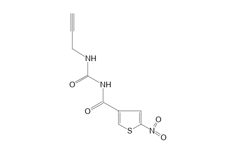 1-(5-nitro-3-thenoyl)-3-(2-propynyl)urea