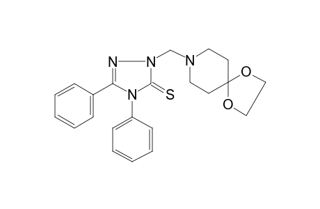 2-(1,4-dioxa-8-azaspiro[4.5]dec-8-ylmethyl)-4,5-diphenyl-2,4-dihydro-3H-1,2,4-triazole-3-thione