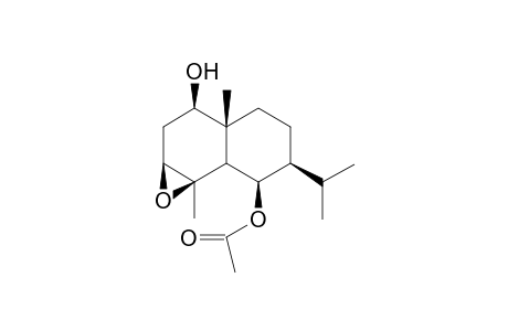 1.beta.-Hydroxy-6.beta.-acetoxy-3-epoxy-eudesmane