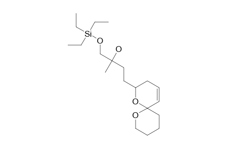 4-(1,7-DIOXASPIRA-[5.5]-UNDEC-4-EN-2-YL)-1-TRIETHYLSILYLOXY-2-METHYLBUTAN-2-OL;DIASTEREOMER-#1