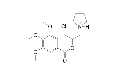 1-{2-[(3,4,5-trimethoxybenzoyl)oxy]propyl}pyrrolidinium chloride