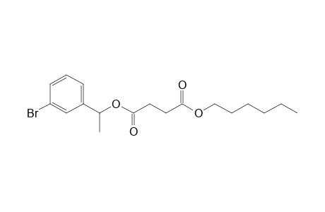 Succinic acid, 1-(3-bromophenyl)ethyl hexyl ester