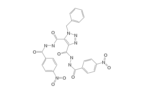 1H-1,2,3-Triazole-4,5-dicarboxylic acid, 1-(phenylmethyl)-, bis[2-(4-nitrobenzoyl)hydrazide]