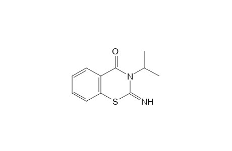 BENZOTHIAZIN-4-ONE, 4H-1,3-, 2,3- DIHYDRO-2-IMINO-3-ISOPROPYL-,