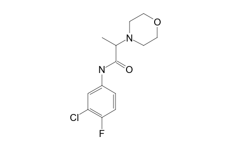 3'-chloro-4'-fluoro-alpha-methyl-4-morpholineacetanilide