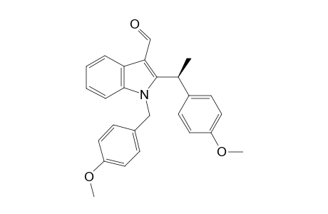 (S)-1-(4-Methoxybenzyl)-2-[1-(4-methoxyphenyl)ethyl]-1H-indole-3-carbaldehyde