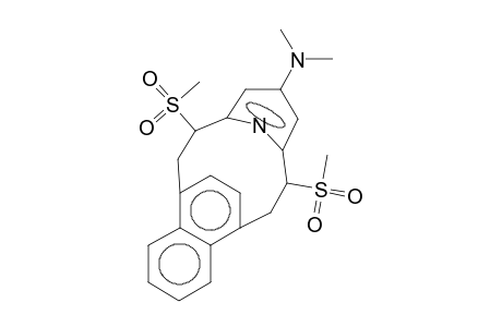 [2](1,4)Naphthaleno[2](2,6)pyridinophane, 17-(dimethylamino)-1,12-bis(methylsulfonyl)-