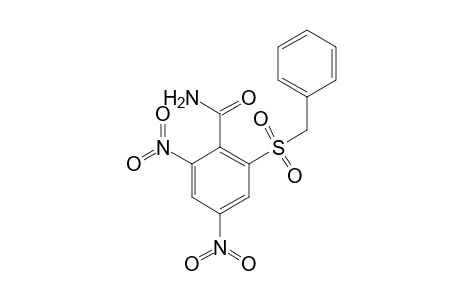 2-(Benzylsulfonyl)-4,6-dinitrobenzamide