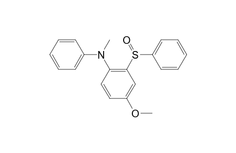 4-Methoxy-N-methyl-N-phenyl-2-(phenylsulfinyl)aniline