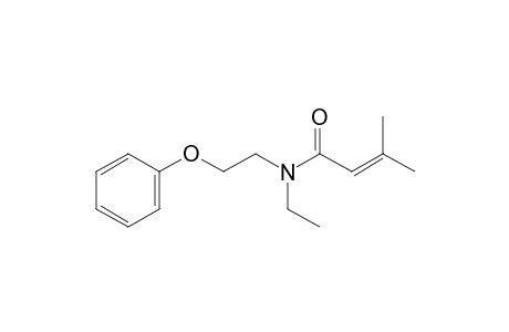 N-ethyl-3-methyl-N-(2-phenoxyethyl)crotonamide