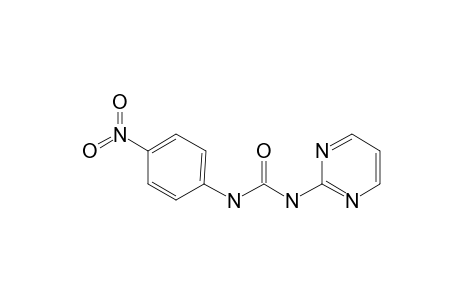 1-[p-Nitrophenyl]-3-[2-pyrimidyl]urea