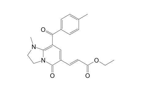 6-[(E)-ETHOXYCARBONYLVINYL]-1-METHYL-8-(PARA-TOLUOYL)-2,3-DIHYDRO-1H-IMIDAZO-[1,2-A]-PYRIDIN-5(4H)-ONE