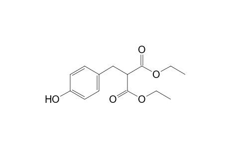 (p-hydroxybenzyl)malonic acid, diethyl ester