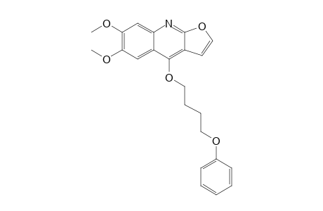 6,7-Dimethoxy-4-(4-phenoxybutoxy)furo[2,3-b]quinoline
