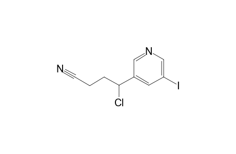 4-Chloro-4-(5-iodopyridin-3-yl)butanenitrile