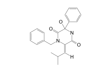 (Z)-1-BENZYL-3-HYDROXY-6-ISOBUTYLIDENE-3-PHENYLPIPERAZINE-2,5-DIONE