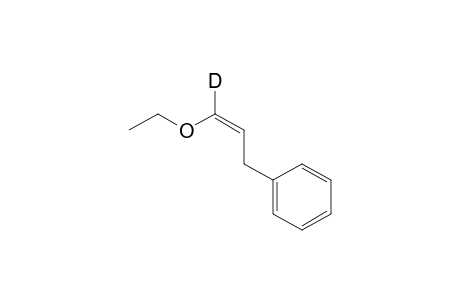 Z-1-Deuterio-1-ethoxy-3-phenyl-1-propene