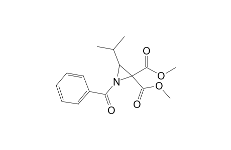 1-Benzoyl-3-isopropyl-ethylenimine-2,2-dicarboxylic acid dimethyl ester