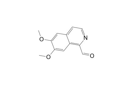 1-Isoquinolinecarboxaldehyde, 6,7-dimethoxy-