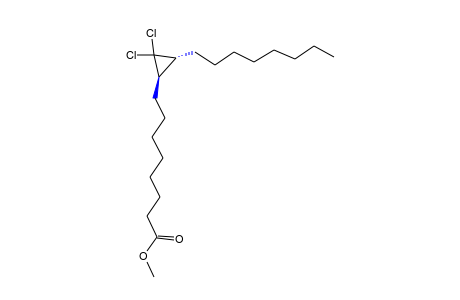 2,2-Dichloro-trans-3-octylcyclopropaneoctanoic acid, methyl ester