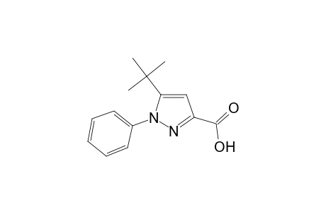 5-tert-butyl-1-phenyl-1H-pyrazole-3-carboxylic acid